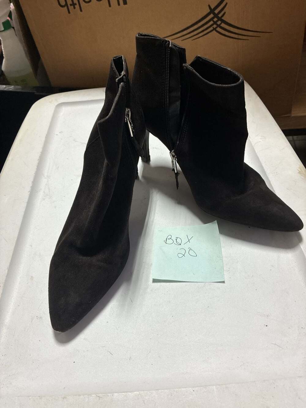 Women's Sam  & Libby black suede botties